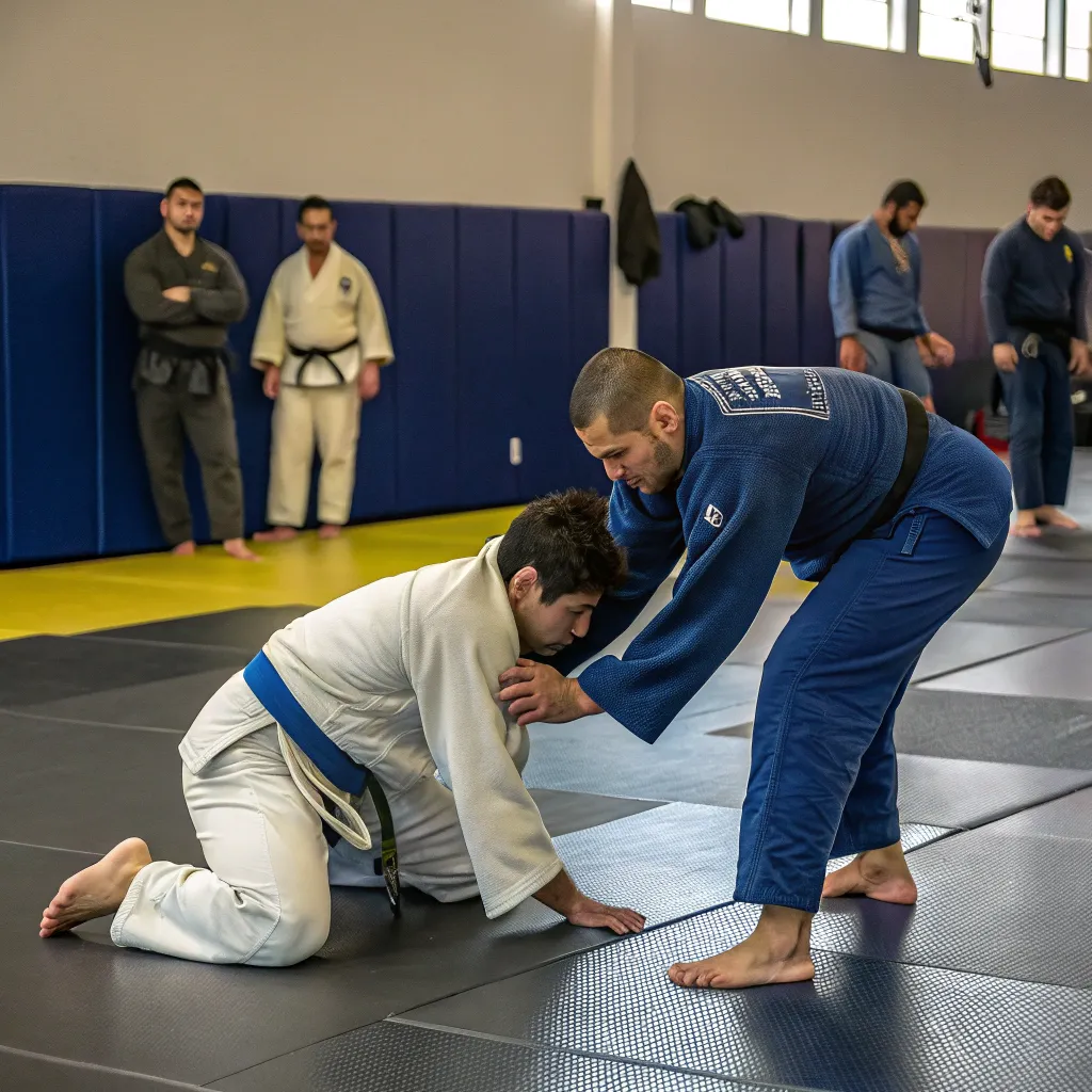 Judo training session